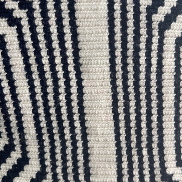 Sophie Anderson Camille Navy Green Natural Clutch - Picture 9 of 15